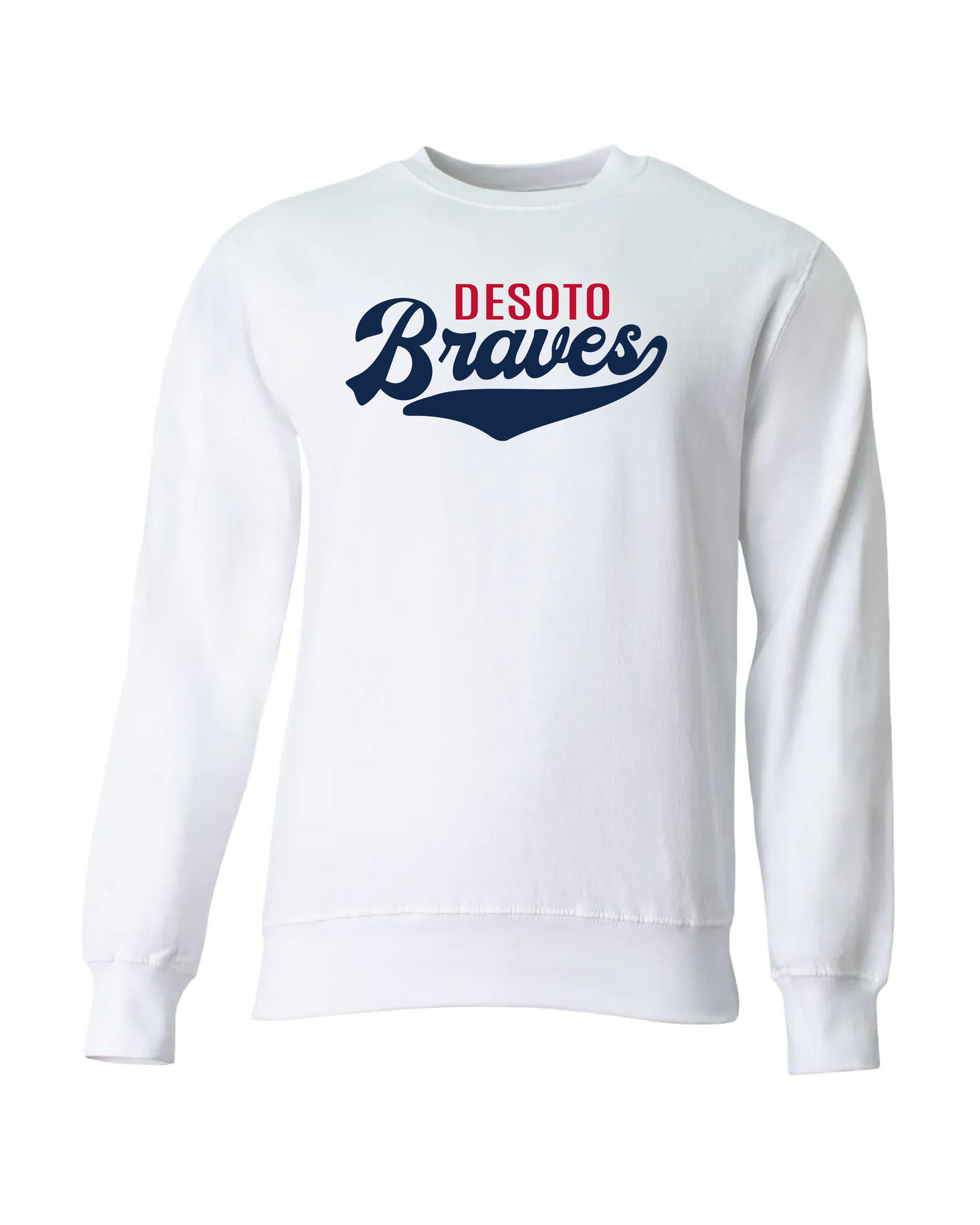 Braves Fleece Sweatshirt - White