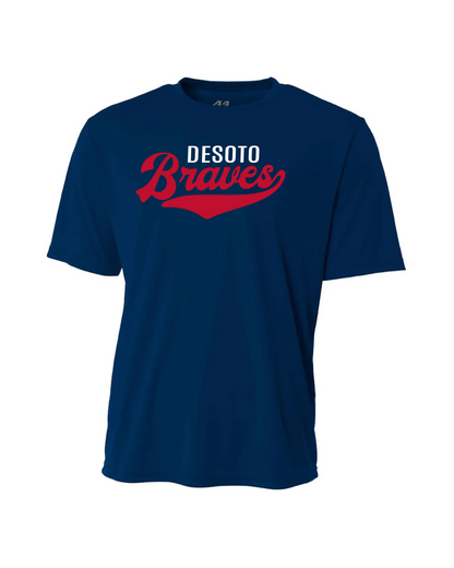 Braves Dri-Fit Performance T-Shirt - Navy