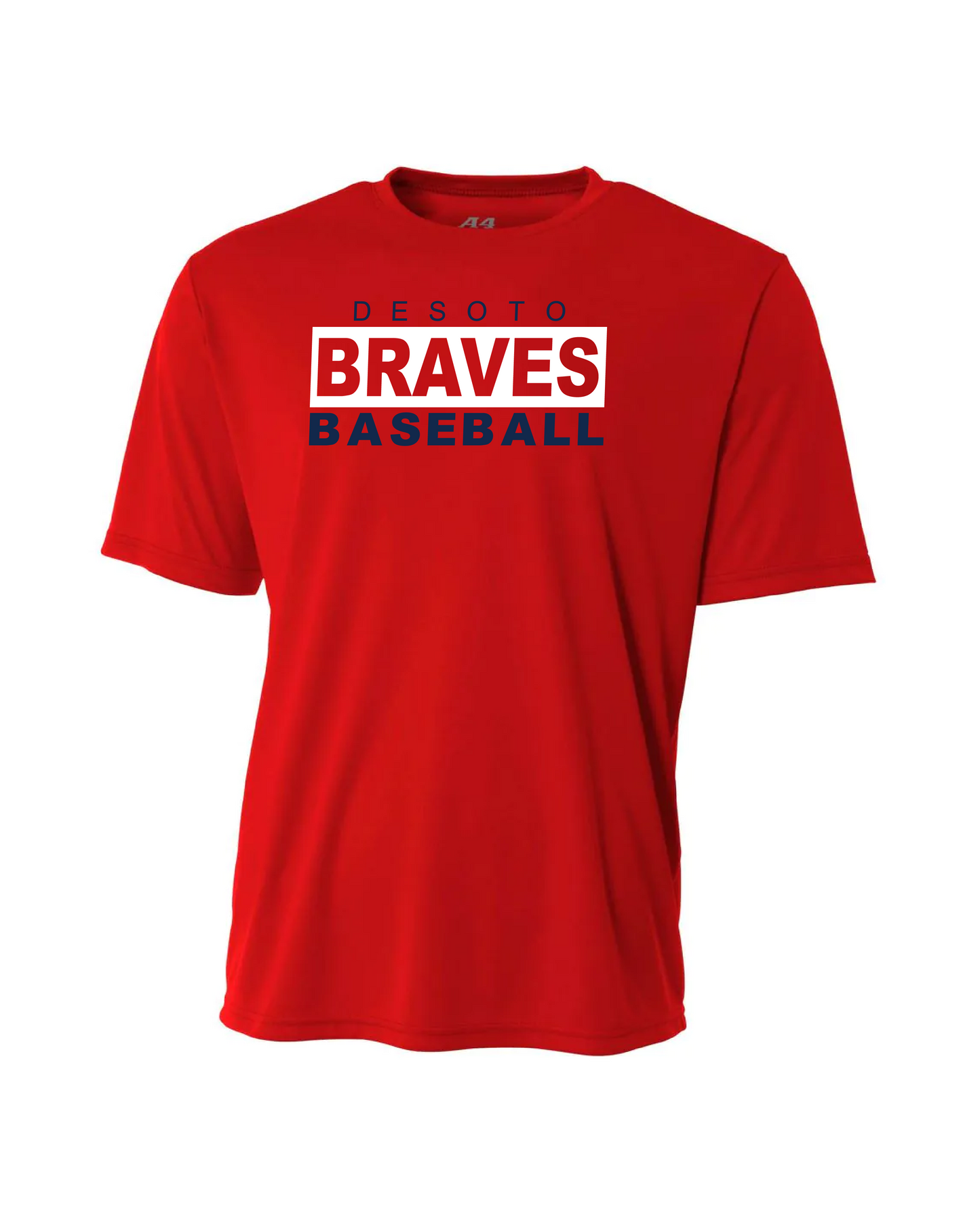 Braves Dri-Fit Performance T-Shirt - Red