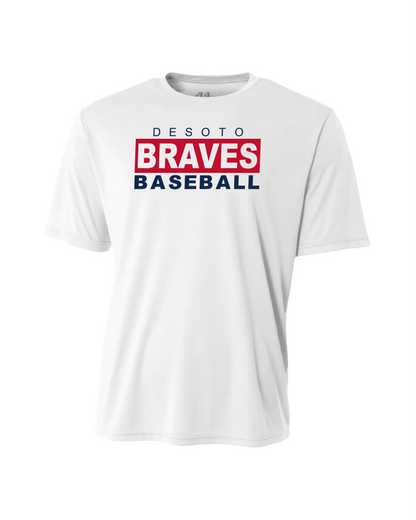 Braves Dri-Fit Performance T-Shirt - White