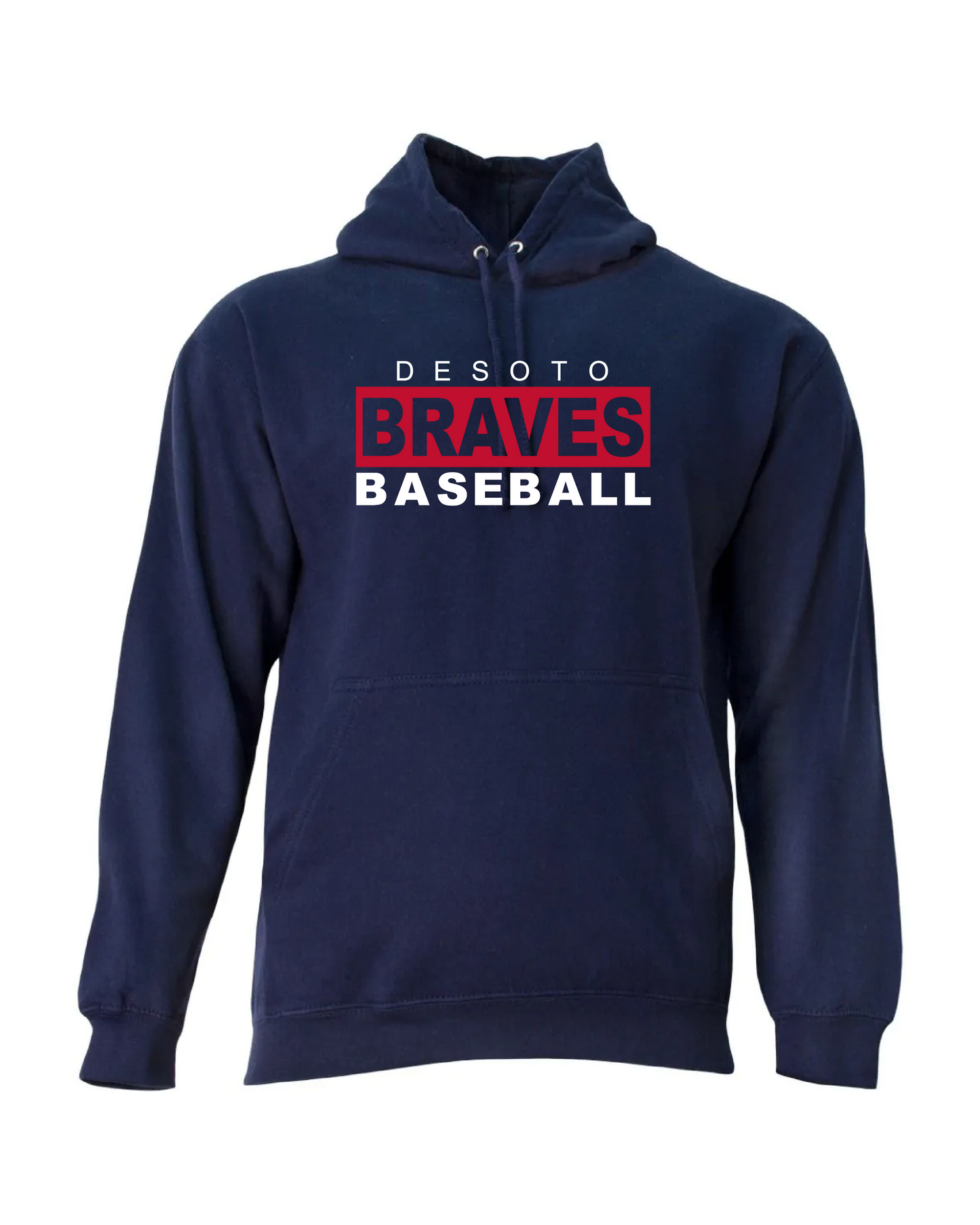 Braves Fleece Hoodie - Navy