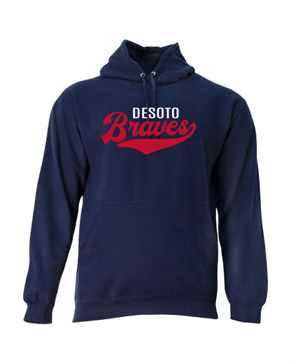 Braves Fleece Hoodie - Navy