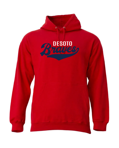 Braves Fleece Hoodie - Red