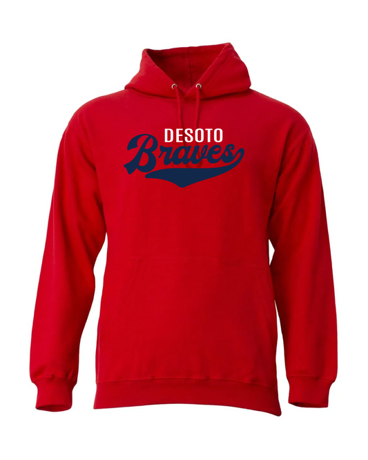 Braves Fleece Hoodie - Red