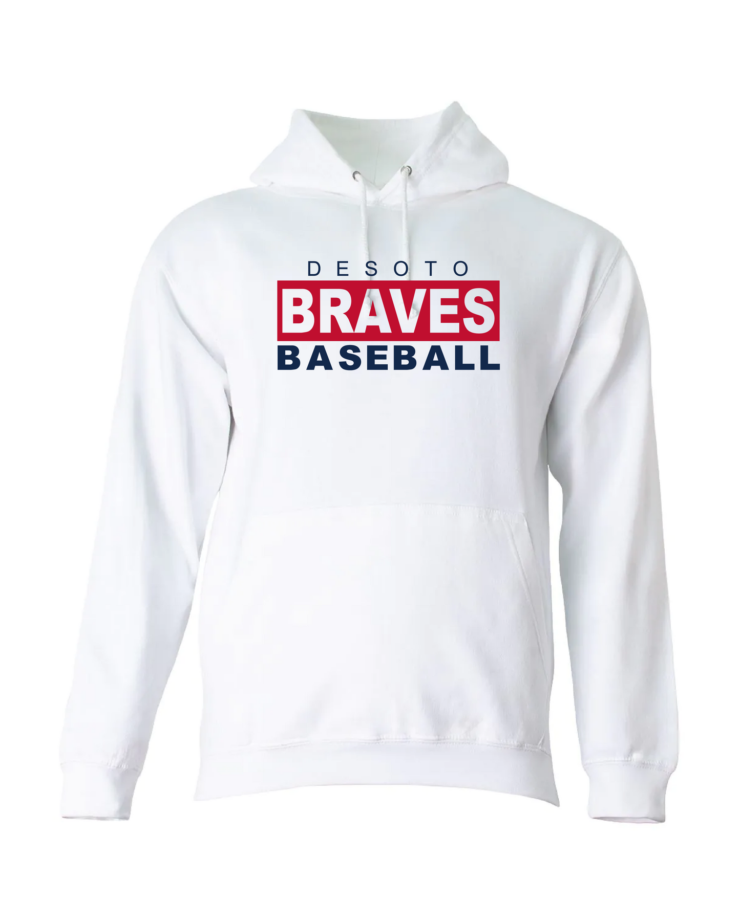 Braves Fleece Hoodie - White
