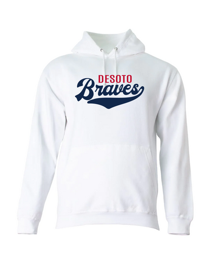 Braves Fleece Hoodie - White