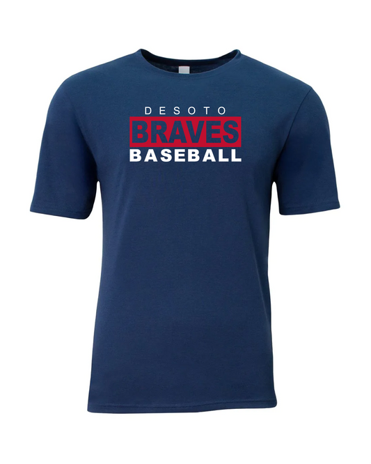 Braves Unisex T-Shirt - Navy