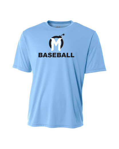 Mayhem Dri-Fit Performance T-Shirt - Columbia Blue
